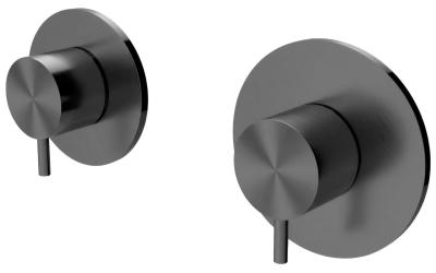 Thermostat de douche encastré Waterevolution Flow avec 1 mitigeur en bronze 1208948849