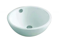 OUTLET Blusani Cera Lavabo à poser en céramique 44 cm, blanc brillant BC204503