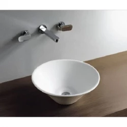 OUTLET Blusani Cera Lavabo rond 42 x 42 x 15 cm blanc BS204405