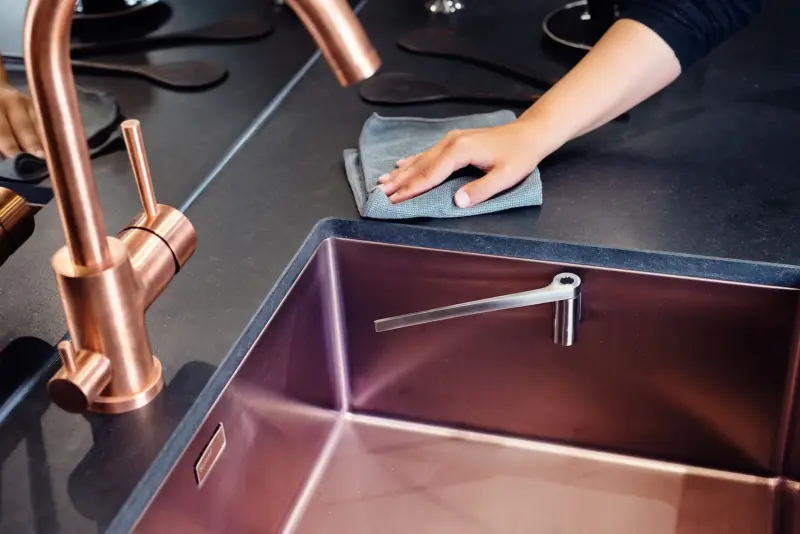 Magisso Porte-torchon magnétique droit en inox 30101000