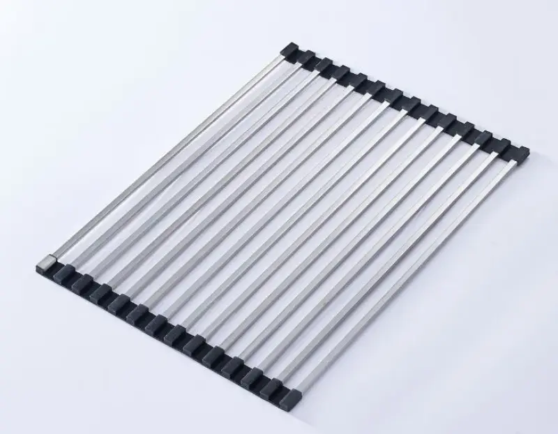 Magisso séchoir à vaisselle enroulable en aluminium pour évier 46 x 32 cm 30104000