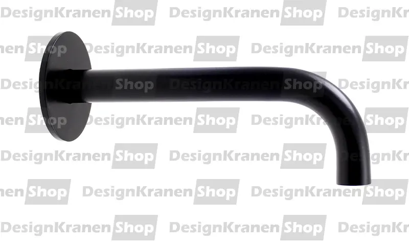 Waterevolution Flow Bec gros débit noir mat 21cm T1671-21.PR