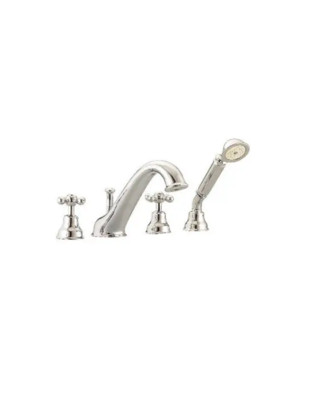 Cisal Arcana Ceramic 4 trous mélangeur de bain pour montage sur le rebord de la baignoire bronze AC000260