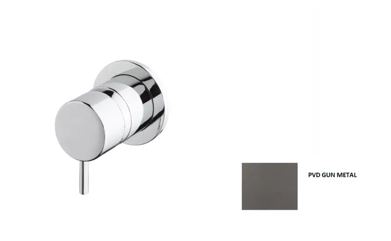Mitigeur encastré Waterevolution Flow PVD Gun Metal 1208952954