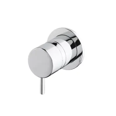 Mitigeur encastré Waterevolution Flow en laiton brossé, avec pièce d'encastrement T11842LE