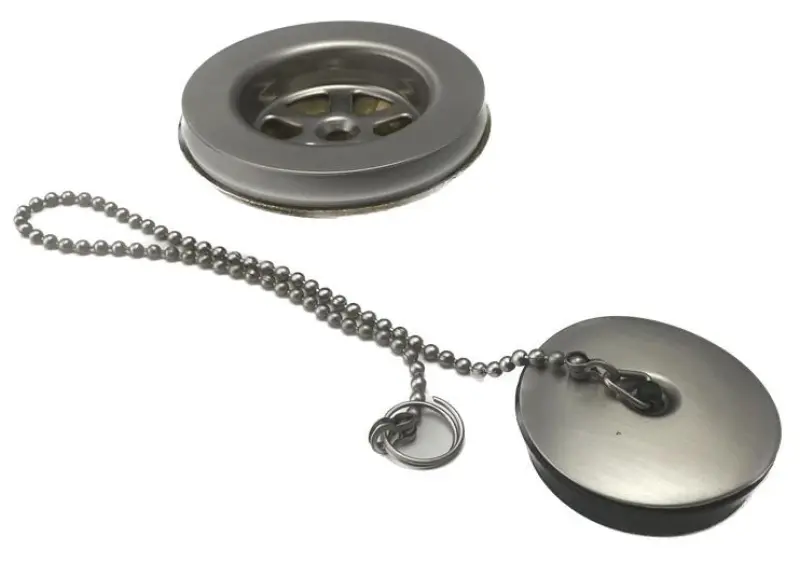 PB Unix bouchon-chaînette pour lavabo en inox 1208953282