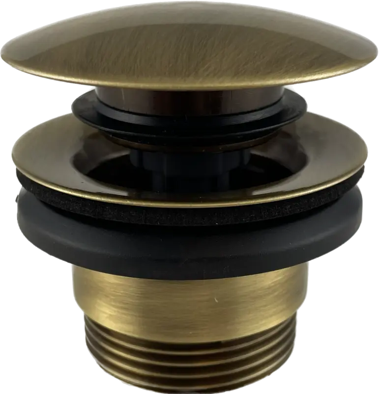 PB Unix bouchon pour lavabo 1 1/4 verrouillable push up click clack couleur bronze 1208953284