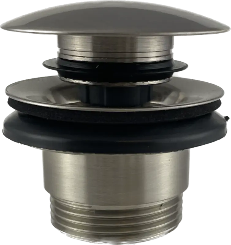 PB Unix bouchon de lavabo 1 1/4 verrouillable push up click clack acier inoxydable 1208953285