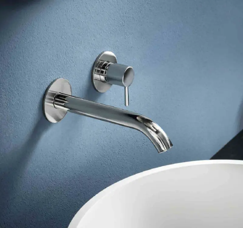 SB Round mitigeur de lavabo encastré gun metal PVD 102mm