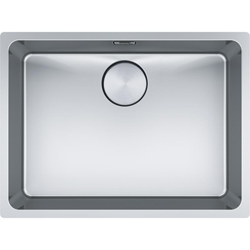 Franke Mythos MYX 110.55 évier en inox 55x40cm sous plan 122.0626.398