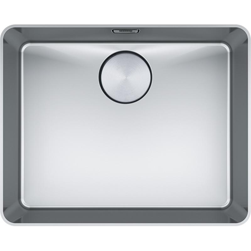 Franke Mythos MYX 210.50 évier en inox 50x40cm pour montage à fleur de plan de travail 127.0626.415