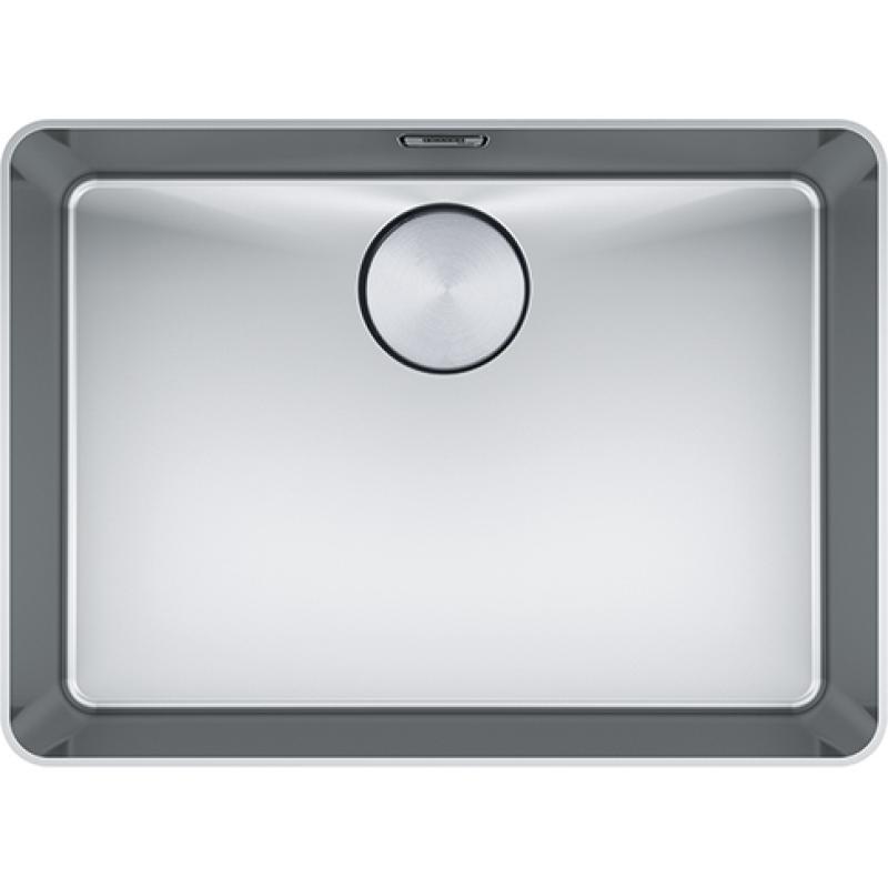 Franke Mythos MYX 210.55 évier en inox 55x40cm pour montage à fleur de plan de travail 127.0626.418