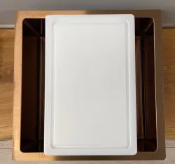 Planche à découper en plastique Foster 42x27cm pour un évier de longueur 40cm 1208953714