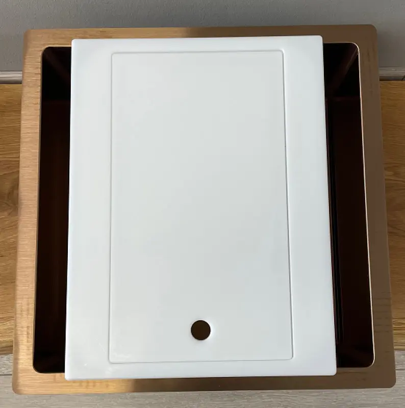 Planche à découper en plastique Foster 31,5x42cm pour un évier de longueur 40cm 1208953716