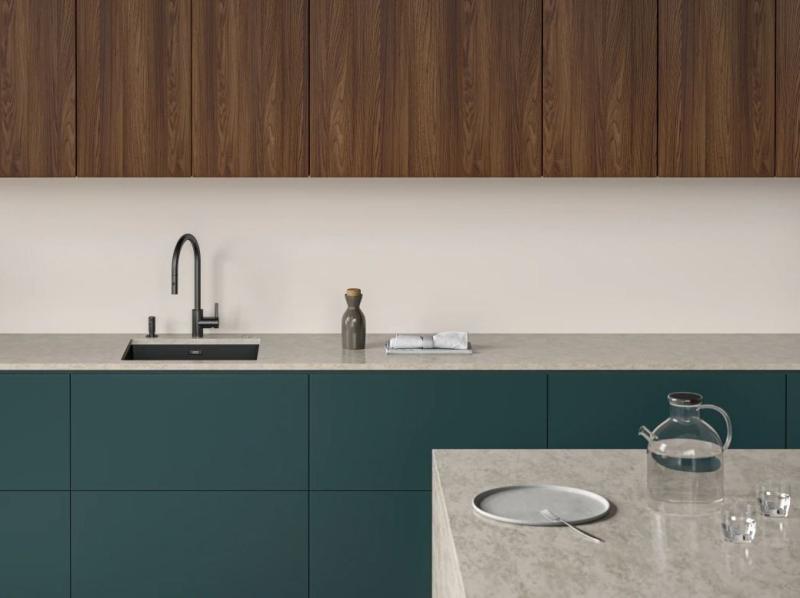 Franke Eos Neo Robinet de cuisine avec bec extractible noir brossé 115.0613.671