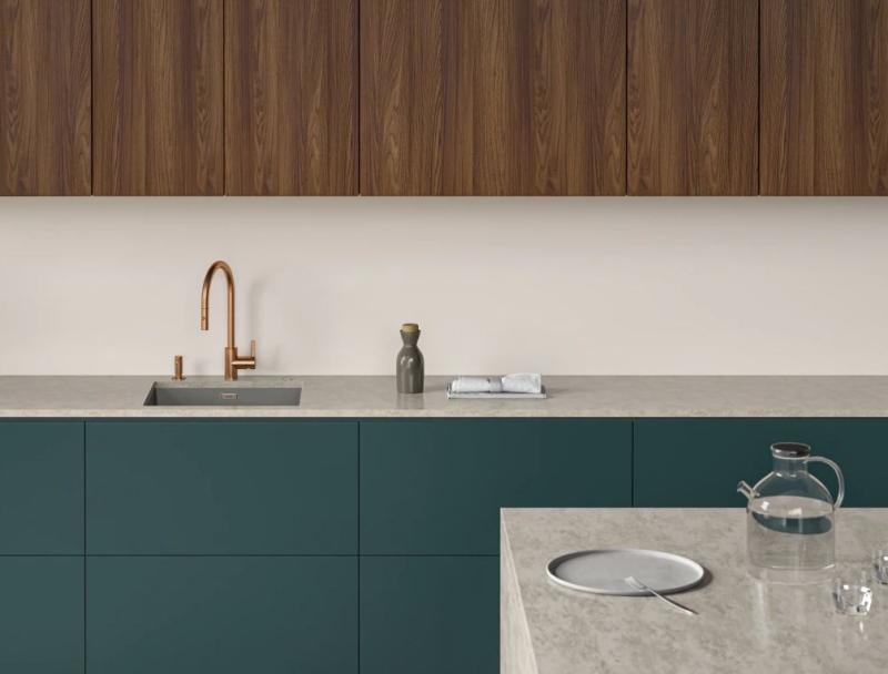 Franke cuivre Robinet de cuisine Eos Neo avec bec extractible douchette pvd cuivre 115.0628.254