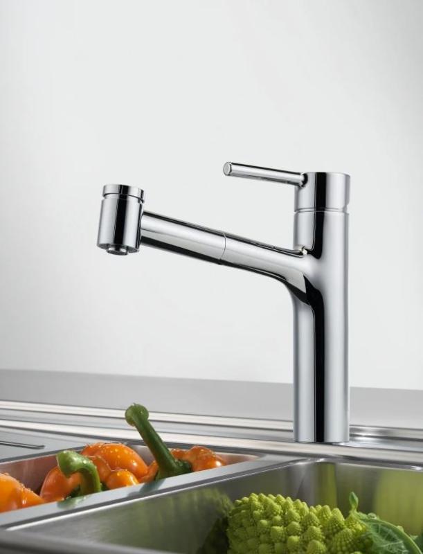 Franke Centro Robinet de cuisine chrome avec douchette extractible 115.0600.131