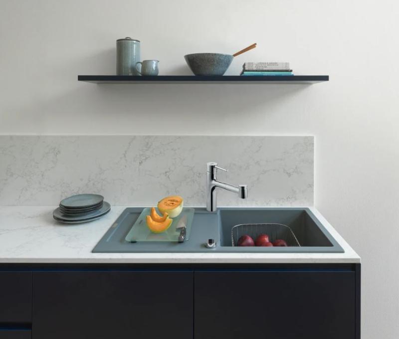 Franke Centro Robinet de cuisine chrome avec douchette extractible 115.0600.131