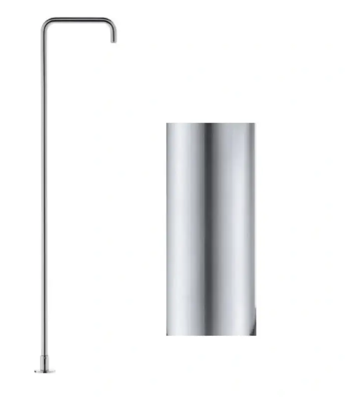 Waterevolution Flow Robinet de lavabo indépendant Bec verseur Entièrement en acier inoxydable T1.676.IE