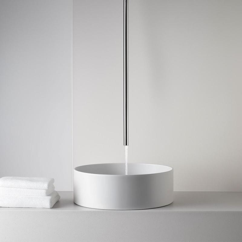 Waterevolution Flow robinet de plafond pour lavabo inox T1678IE