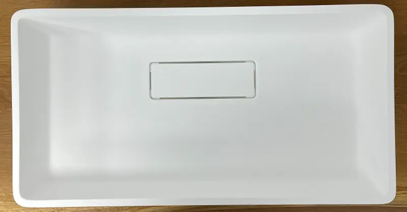 Solid-S City Vasque à poser, finition blanc mat, 62 x 32 cm, avec vidage dissimulé 1208954250