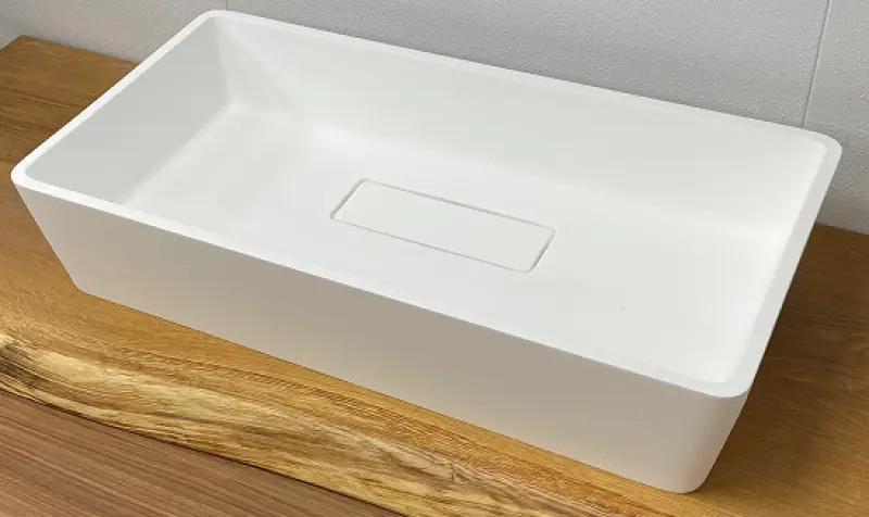 Solid-S City Vasque à poser, finition blanc mat, 62 x 32 cm, avec vidage dissimulé 1208954250