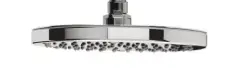 Waterevolution Flow Douche de tête 250mm Noir mat T164325PR