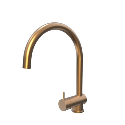 Mitigeur de cuisine Waterrevolution Flow PVD cuivre brossé avec bec extractible T155CPE