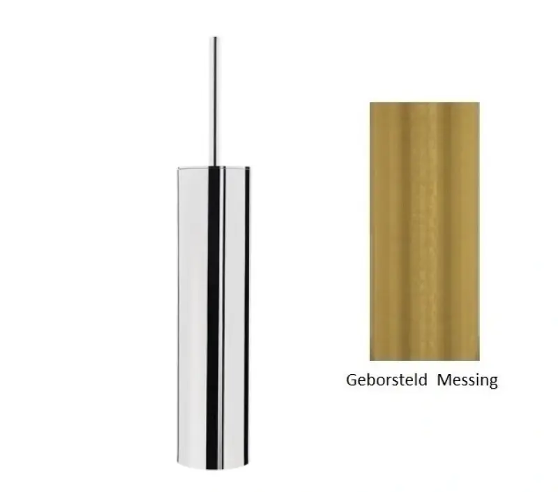 Waterevolution Ensemble de brosses de toilettes Deep, brossées, en laiton A240LE