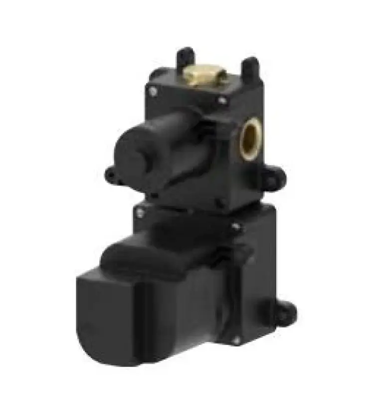 SB 316 AESTHETICS Mitigeur thermostatique encastré rond avec 1 sortie / robinet d'arrêt Chrome 1208954897