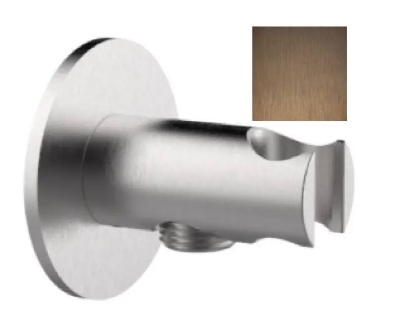 SB Rubinetterie Crochet de suspension universel pour douche à main avec arrivée d'eau PVD cuivre 316 1208955202