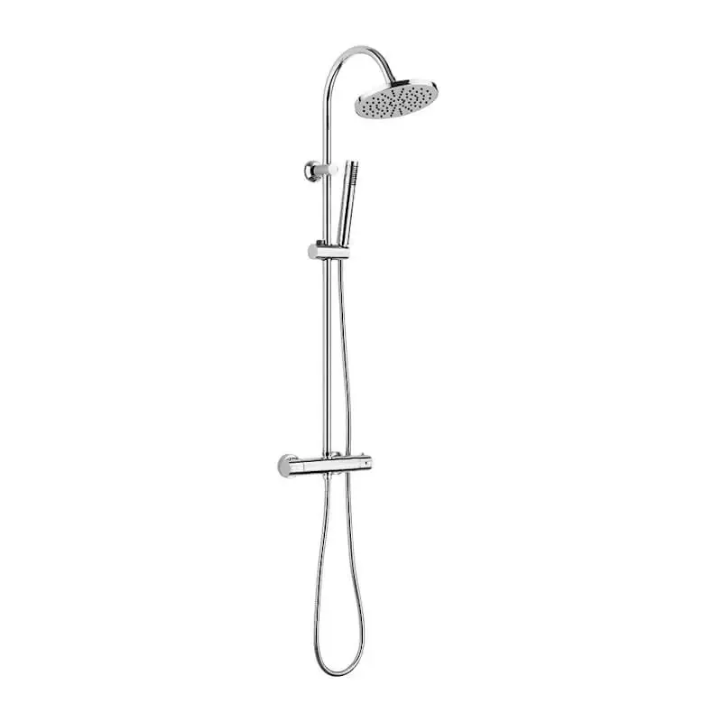 Aquadesign Orly ensemble de douche thermostatique avec douche à effet pluie chromé