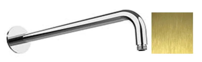 SB Round 316 Bras de douche mural rond 35 cm PVD or 1208955316