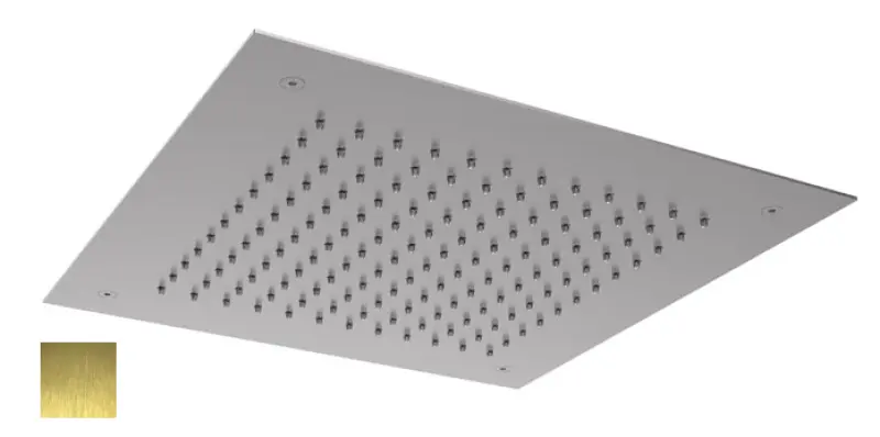 SB Square 316 douche de pluie encastrée 38x38cm PVD or 1208955328