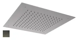 SB Square 316 douche à effet de pluie encastrée 38x38cm PVD gun metal 1208955329
