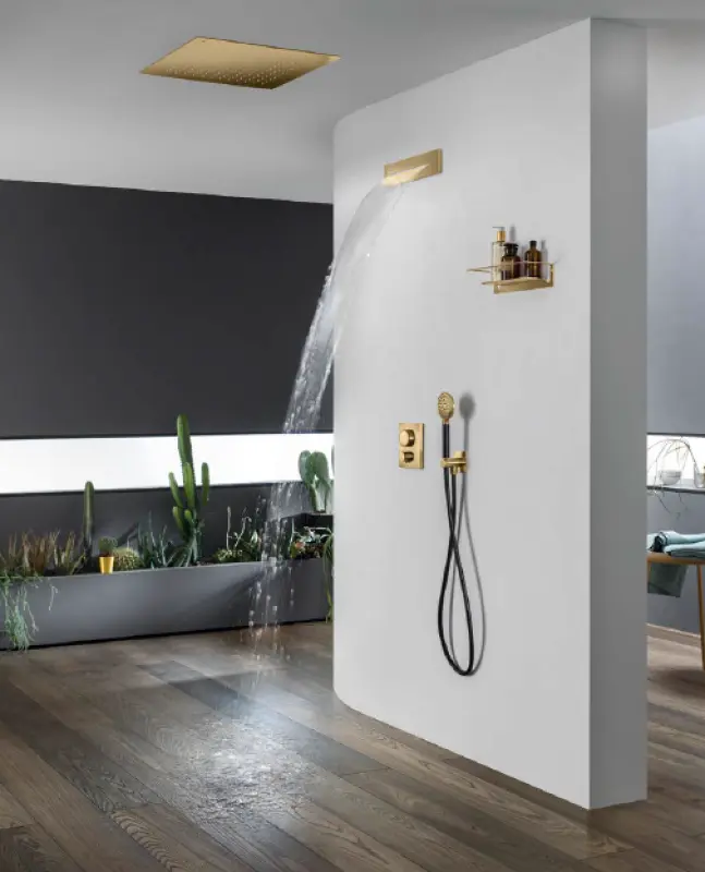 SB Waterfall bec de baignoire en inox encastré 1208955339