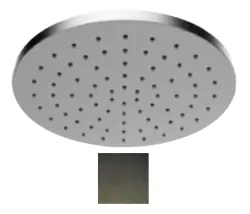 SB Round 316 Douche 25cm PVD gun metal 1208955349