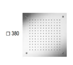 SB Square Chromothérapie Douche Pluie Encastrée PVD Cuivre 1208955465