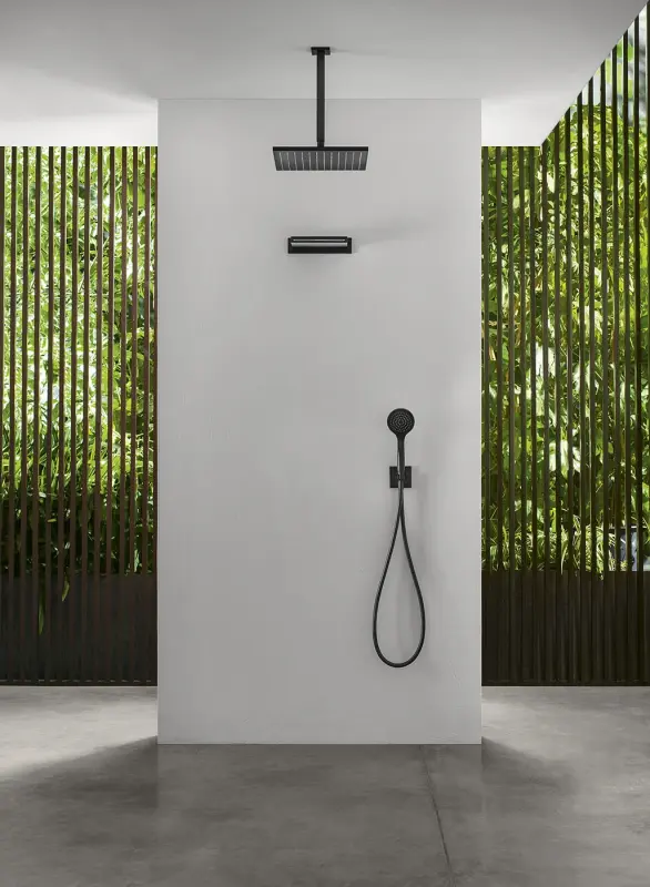 SB Rubinetterie Eco Air Douche Pluie carrée à économie d'eau Chrome 25x25cm 1208955530