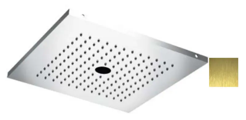 SB Twist Temotion Douche de pluie inox 2 jets PVD Or 1208955632