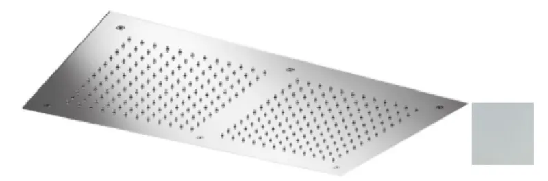 SB Temptation Douche de pluie Tête de douche rectangulaire encastrée 700x380mm blanc mat 1208955702