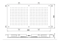SB Temptation Douche pluie rectangulaire encastrée 900x500mm blanc mat 1208955712
