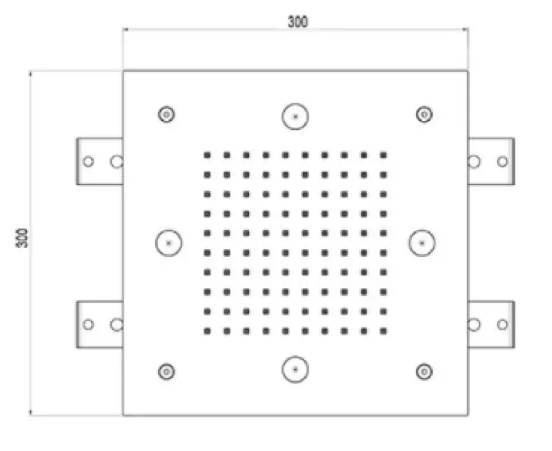 SB Mist Temptation douche pluie avec 2 jets 30x30cm carré, entièrement en inox 1208955716