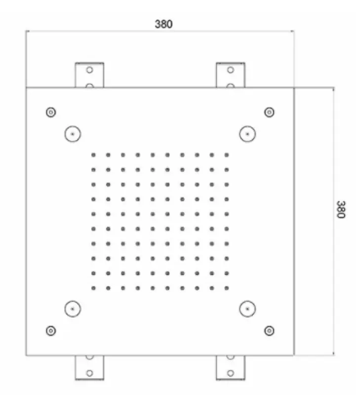 SB Mist Temptation square Douche pluie à 2 jets 38x38cm entièrement en inox 1208955718