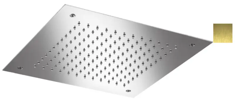 SB Temptation Douche de pluie encastrée carrée 38x38cm PVD Or 1208955765