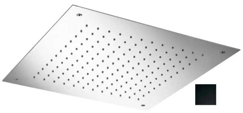 SB Temptation Douche de pluie 50x50cm carré encastré noir mat 1208955776
