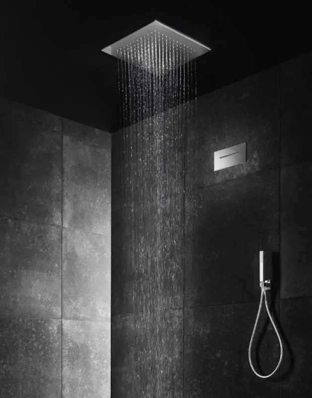 SB Temptation 50x50cm douche de pluie carrée encastrée avec PVD cuivré 1208955778