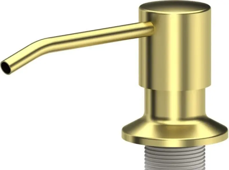 Distributeur de savon encastré Quadri Manchester en PVD or, rechargeable par le dessus 1208955930