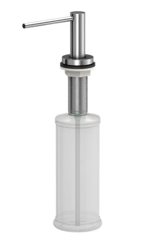 Quadri Swindon Luxe Distributeur de savon encastrable inox rechargeable par la tête 1208956048