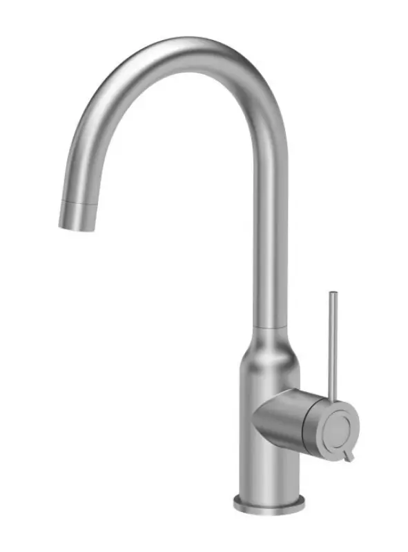 Quadri Stamford mélangeur de cuisine en inox avec bec rond rotatif 1208956109